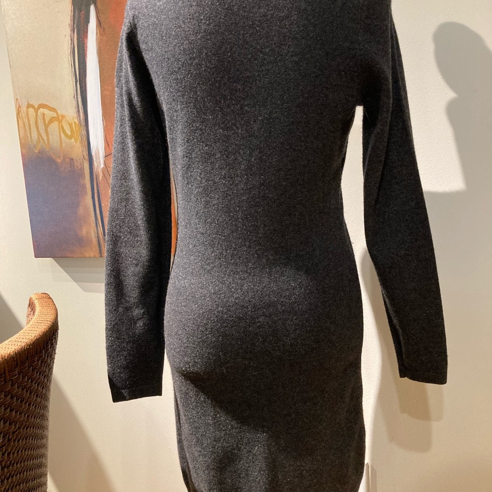 J McLaughlin dark gray cashmere sweater dress, size small - Picture 5 of 6
